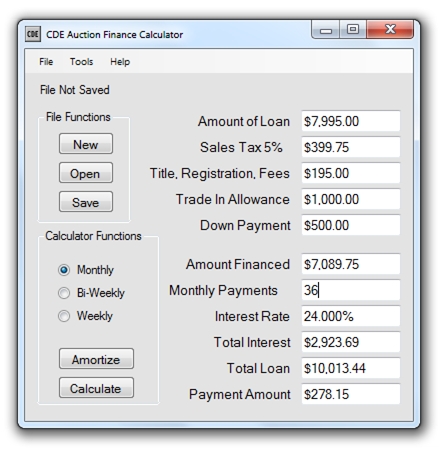 CDE FinanceCalc Free Download